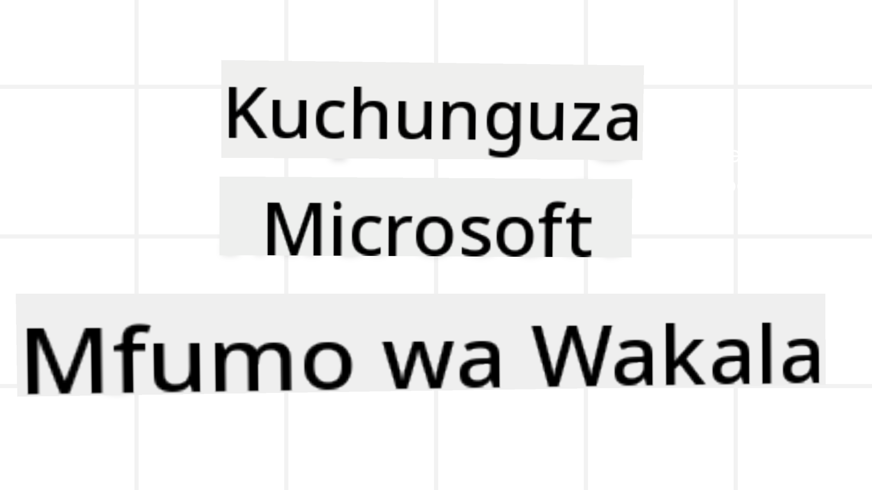 Mfumo wa Agent