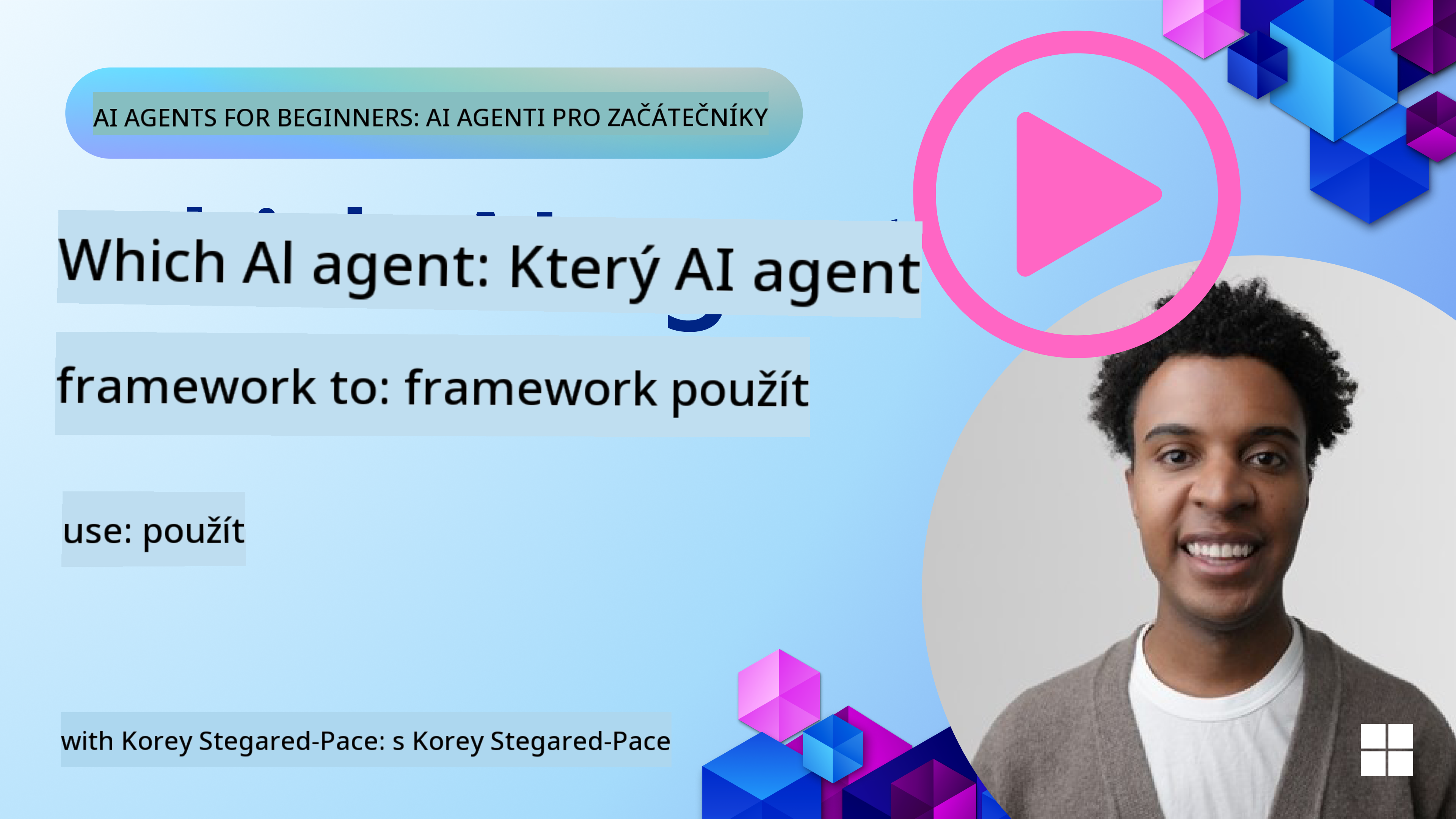 Prozkoumání rámců AI agentů