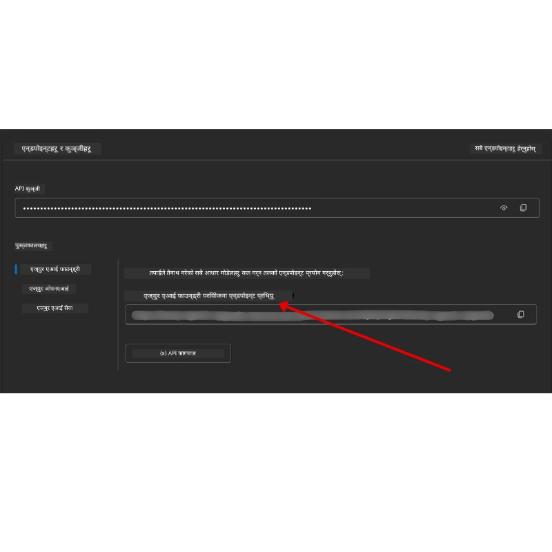Project Connection String