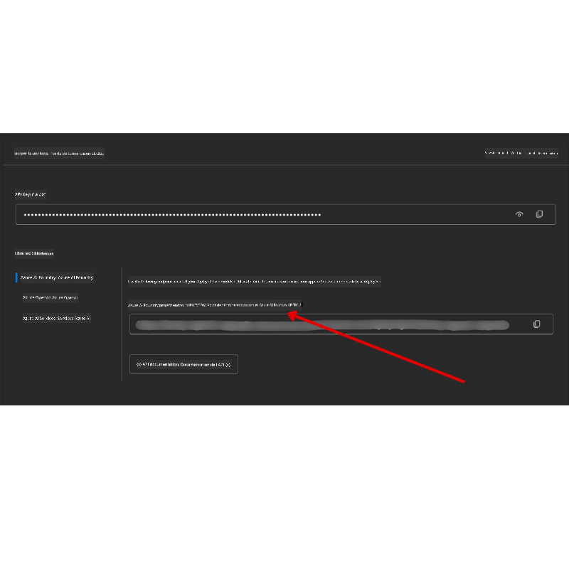 Chaîne de connexion du projet