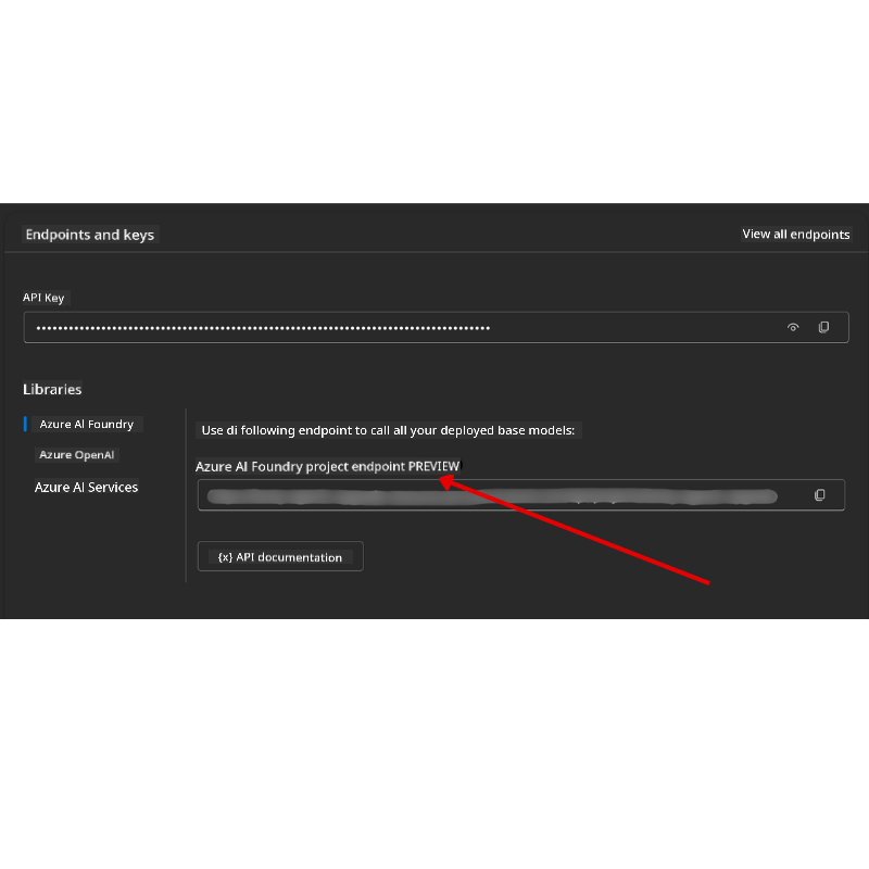 Project Connection String