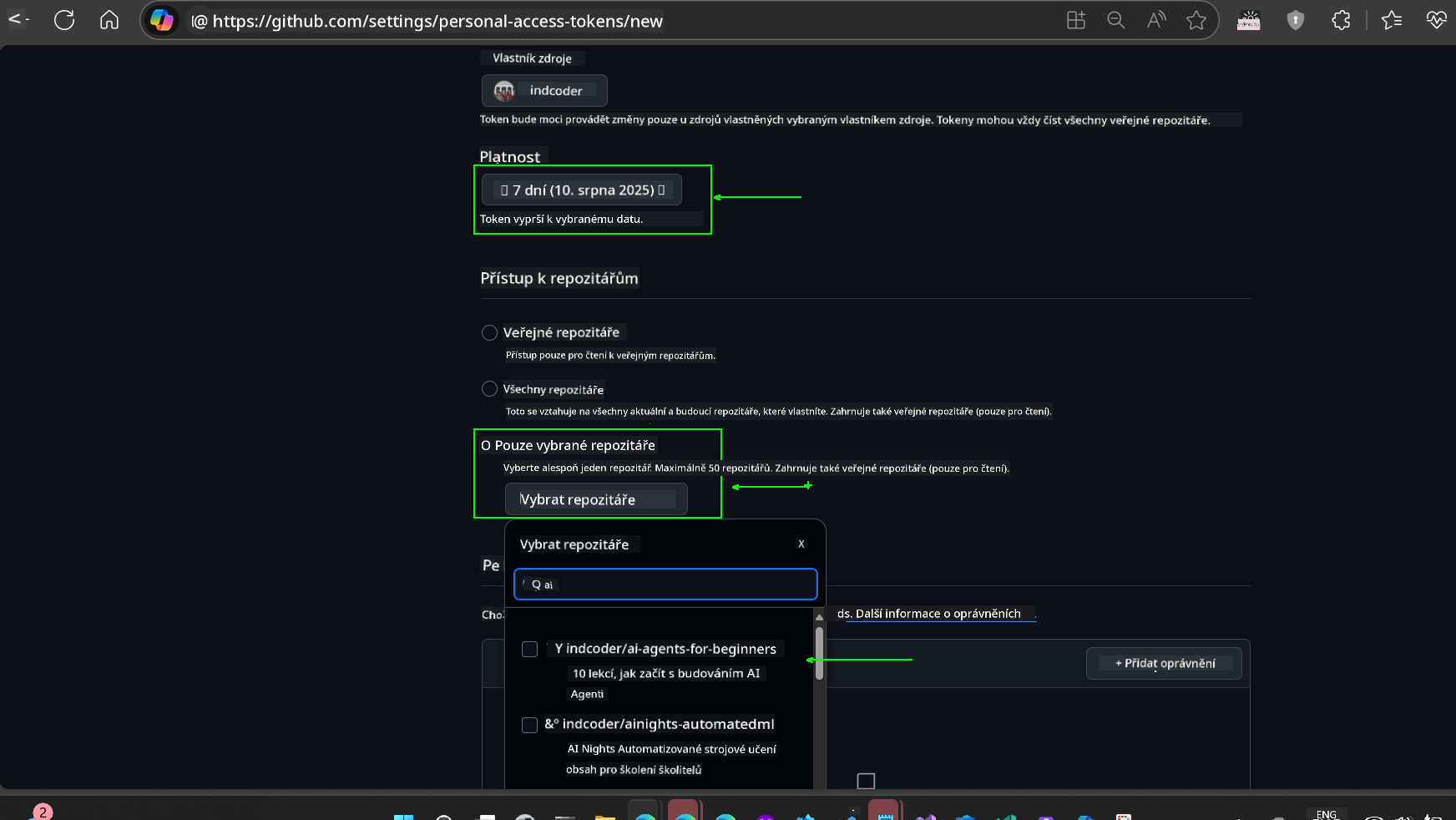 Limit scope to fork repository
