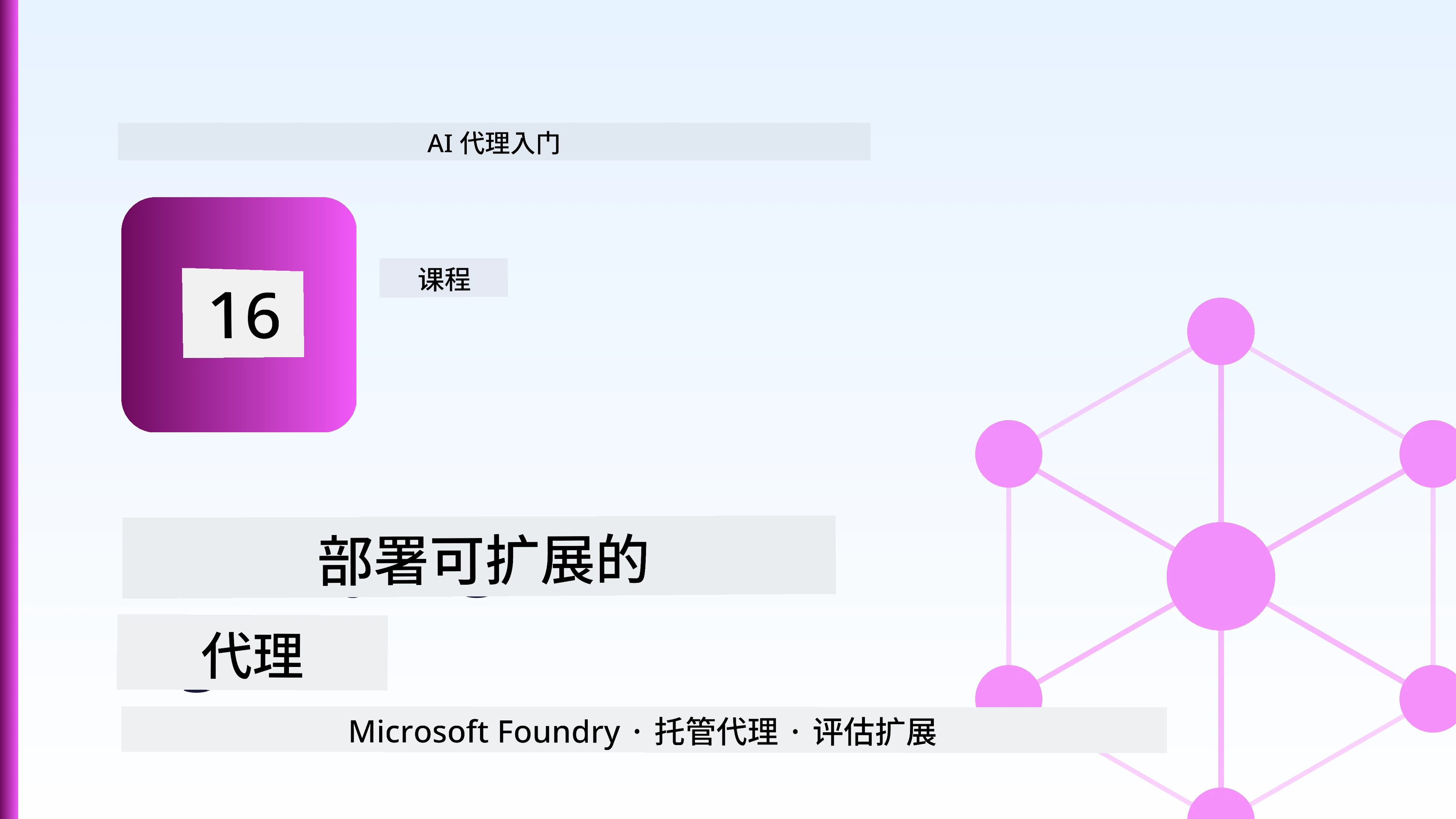 部署可扩展代理