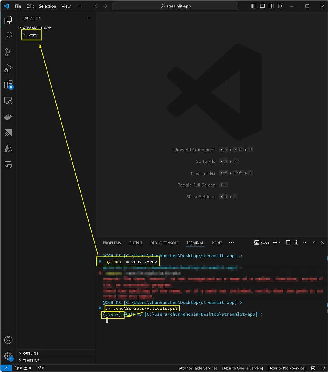 Azure Web App에 Streamlit 배포하기