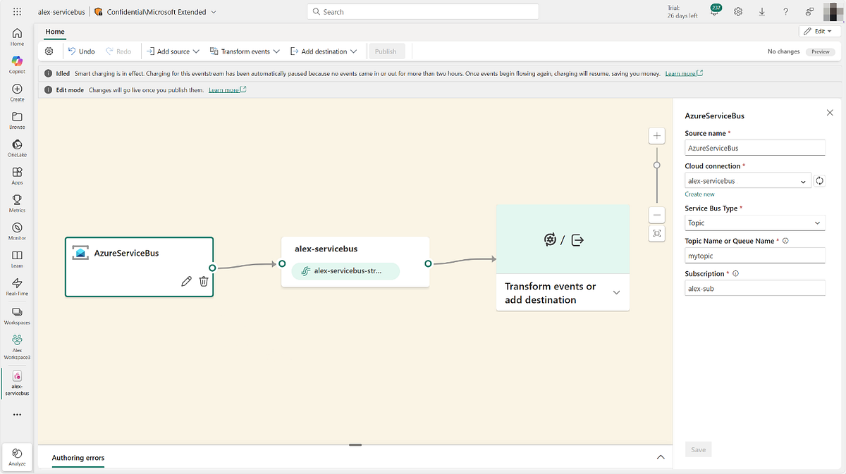 Unified Data platform Fabric 기능 (4/4): 실시간 인텔리전스, 데이터 팩토리