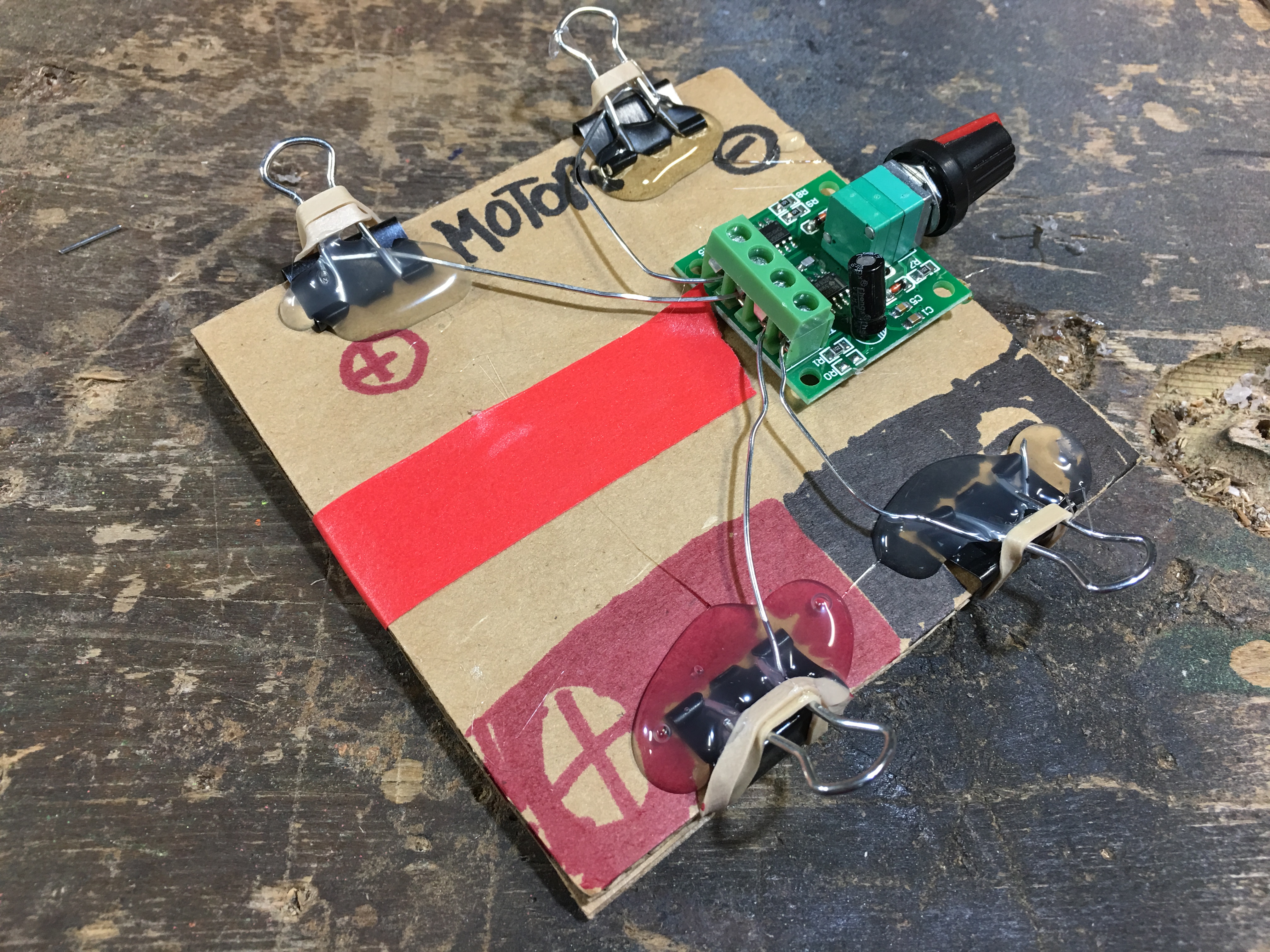 A motor speed controller module