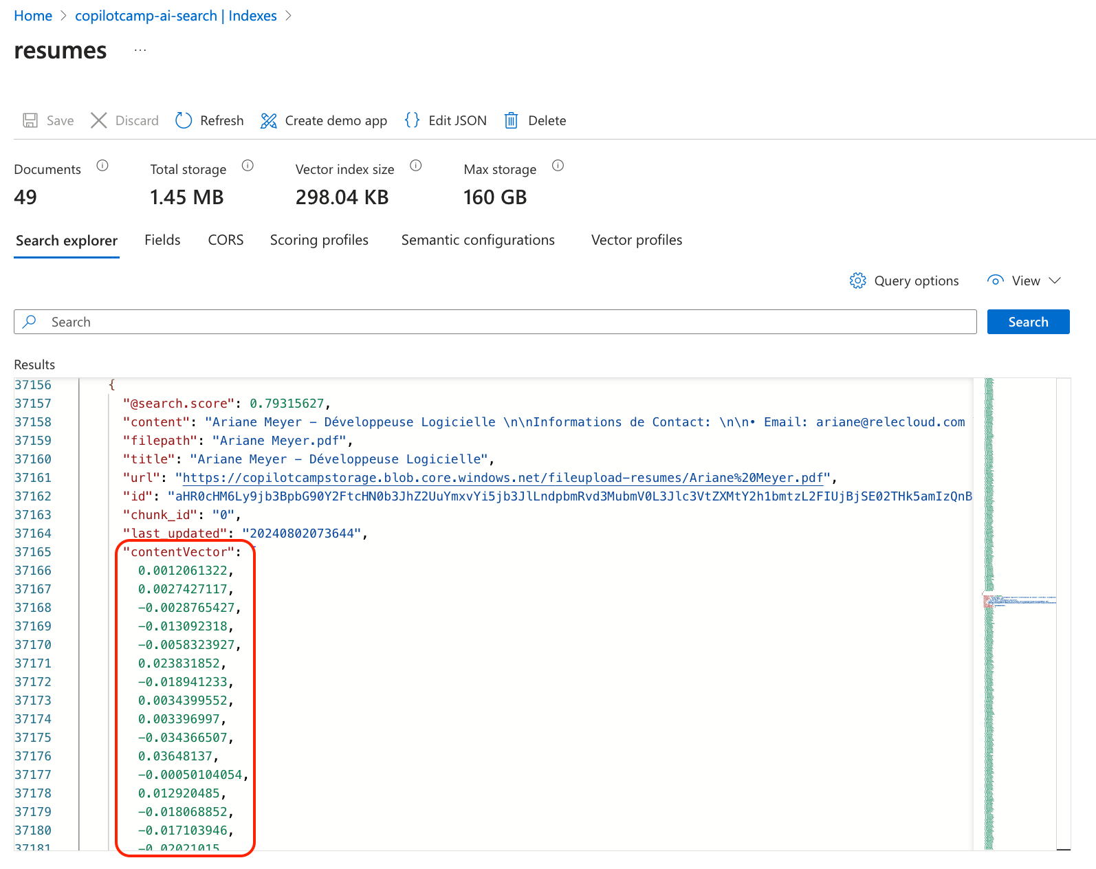 contentVector in data