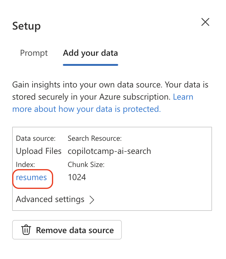 Index on Azure AI Search