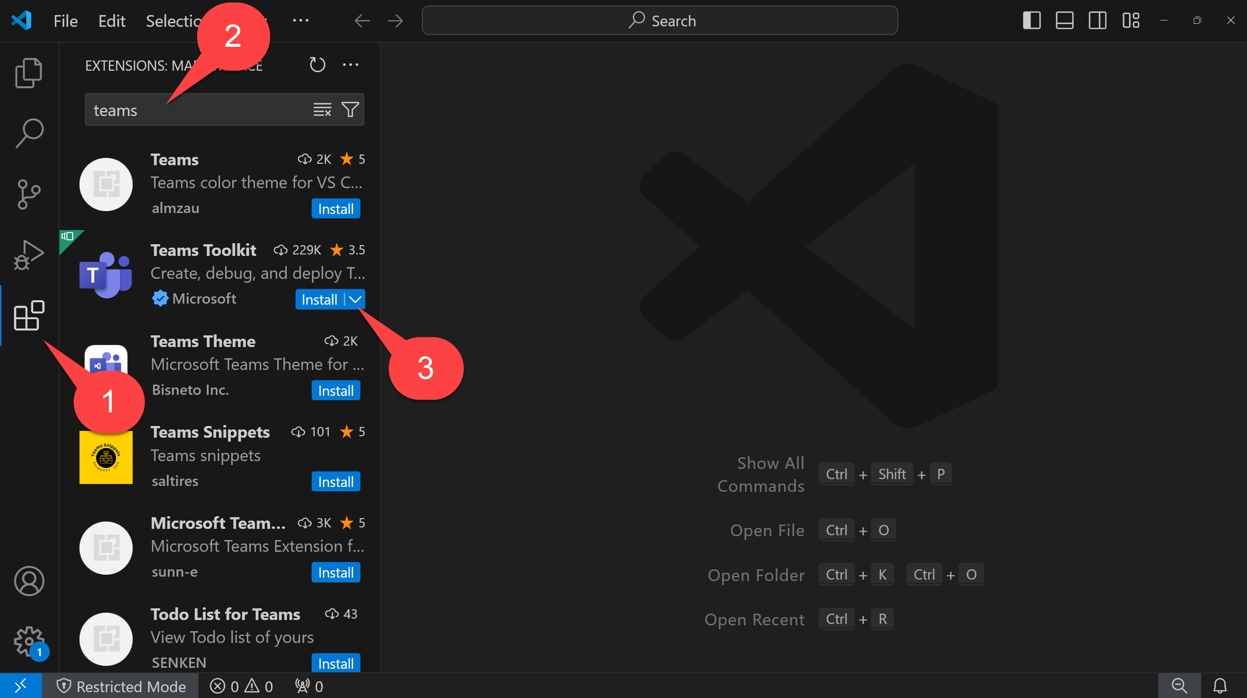 Open the App setup policies