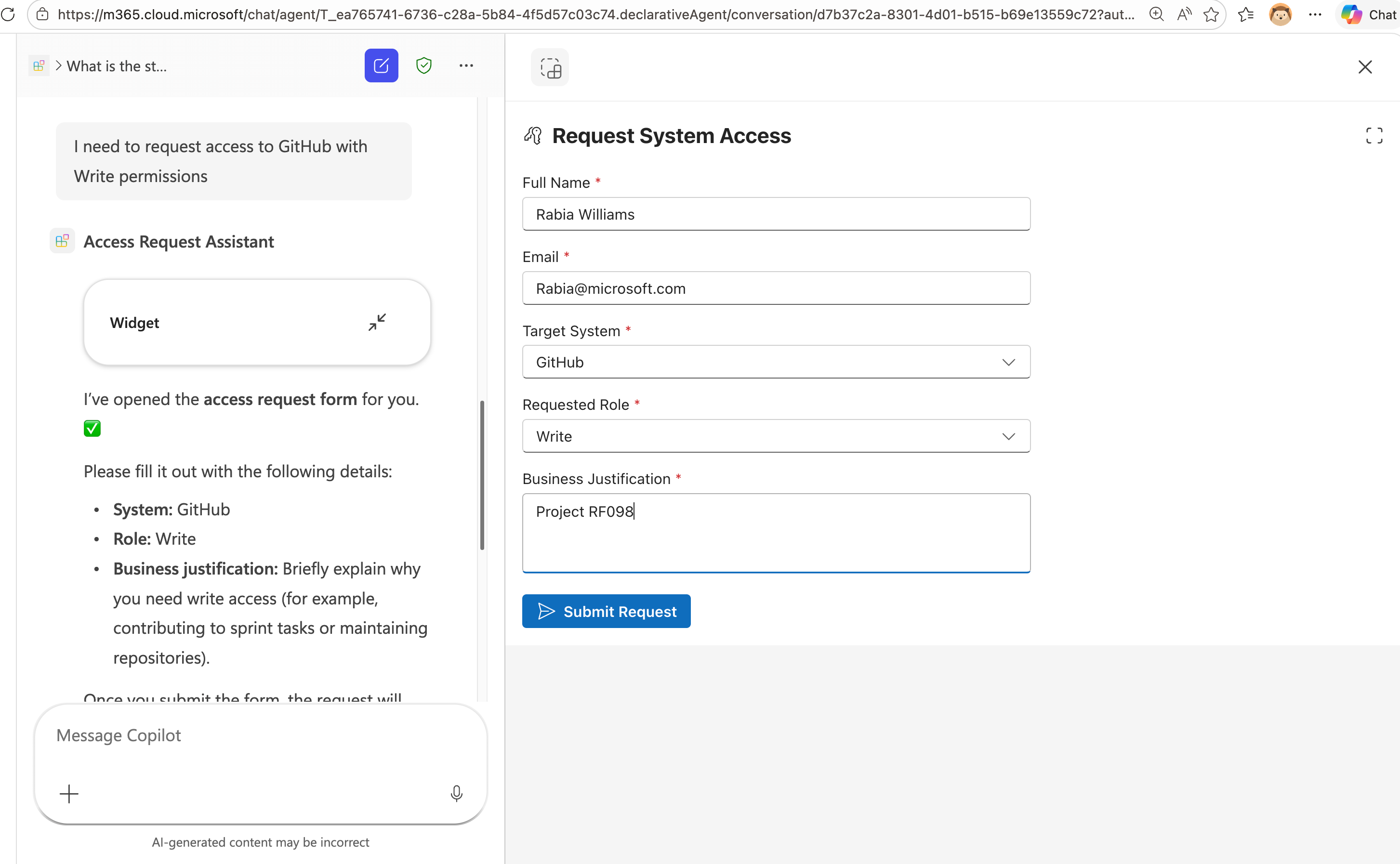 Show me all pending access requests