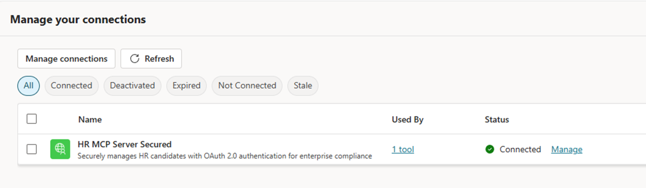 The message asking to "Allow" using user's credentials to access the external service.