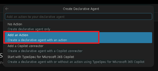 Add an Action