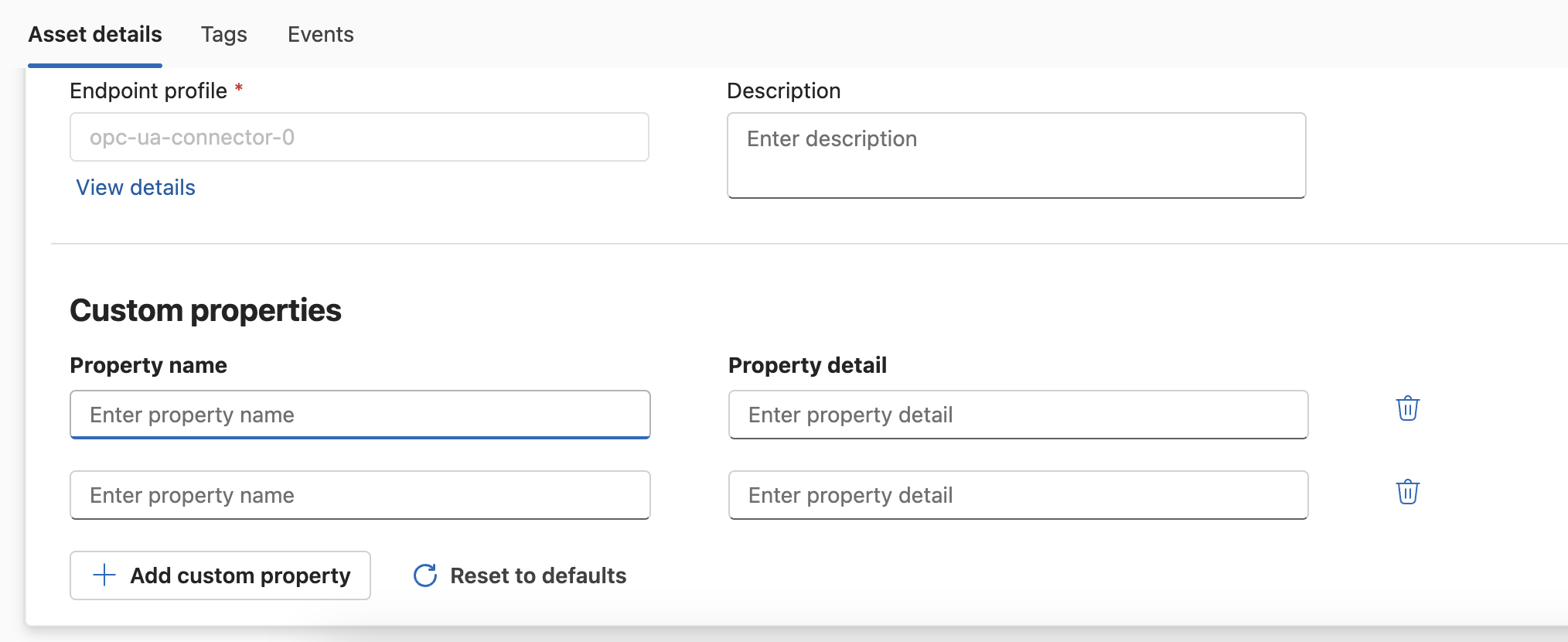 Asset Custom Properties