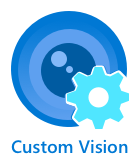 The custom vision logo