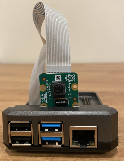 A Raspberry Pi with a camera