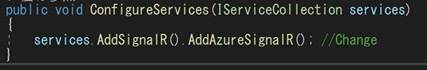 addazuresignalr