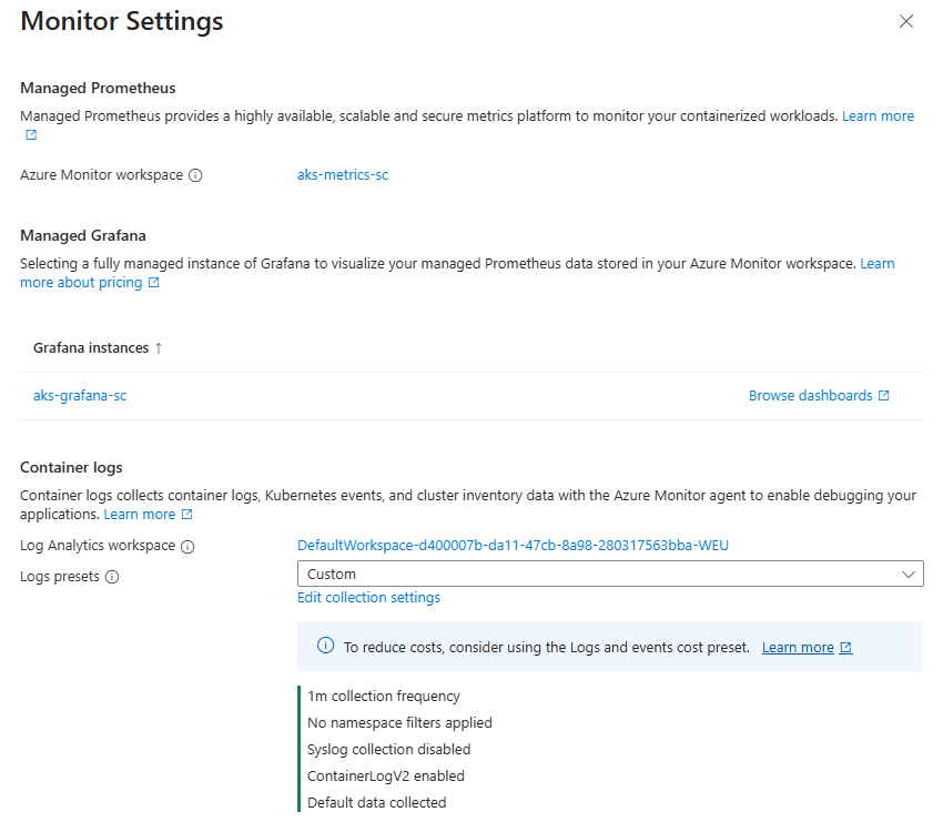 Monitor Settings