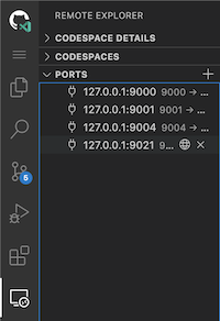 Access forwarded ports