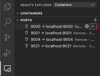 Close Forwarded Ports