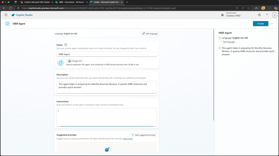 Fill out Agent Details