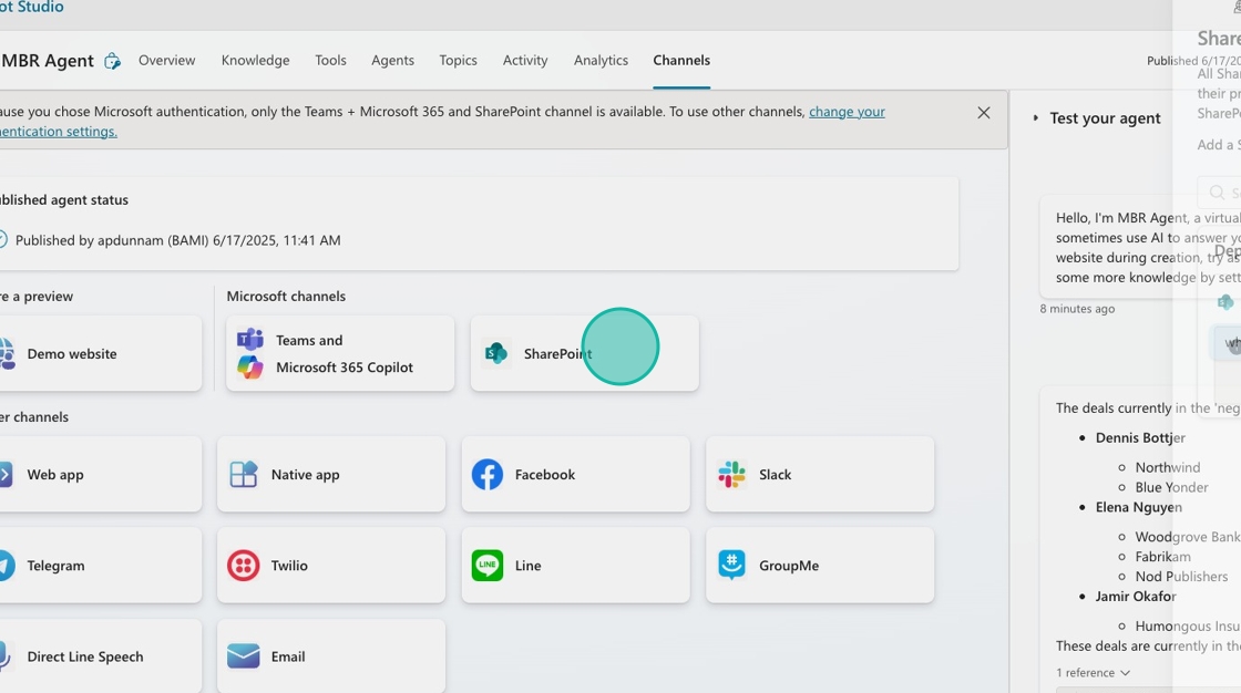 Select SharePoint