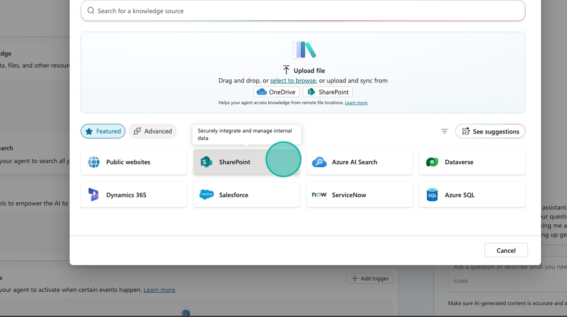 Select SharePoint