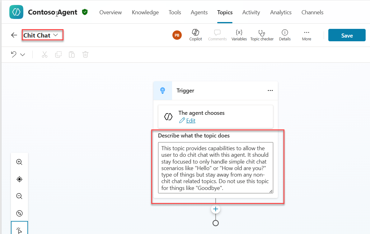 Topic title and description