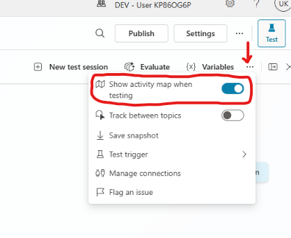 Turn off "Show activity map when testing" from the test panel's … menu