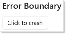 Error boundary with fallback