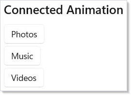 Connected animation