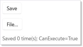 Button and MenuFlyout driven by the same Command