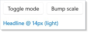 ThemeConfig context with UseMemo-stabilized identity