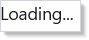 Loading indicator then data