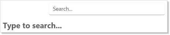 Search with debounced query