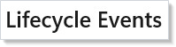 Lifecycle events