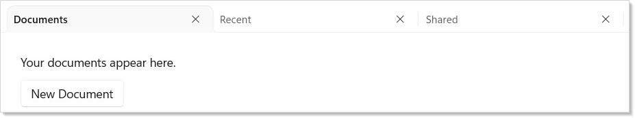Tab navigation