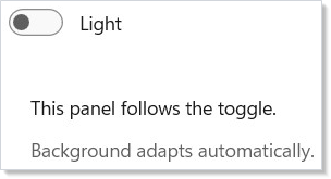 Dark/light mode toggle