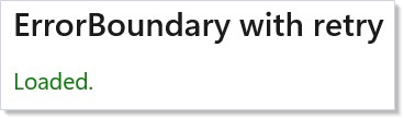 Retryable error boundary