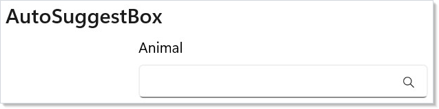 AutoSuggestBox with filtered suggestions