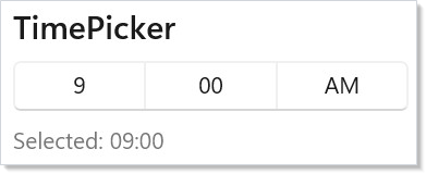 TimePicker bound to a TimeSpan