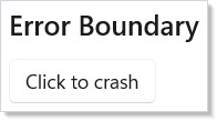Error boundary with fallback