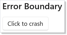 Error boundary with fallback