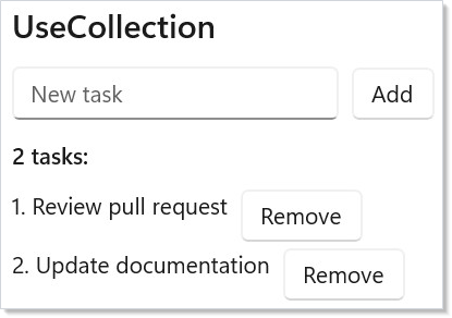 Observable collection