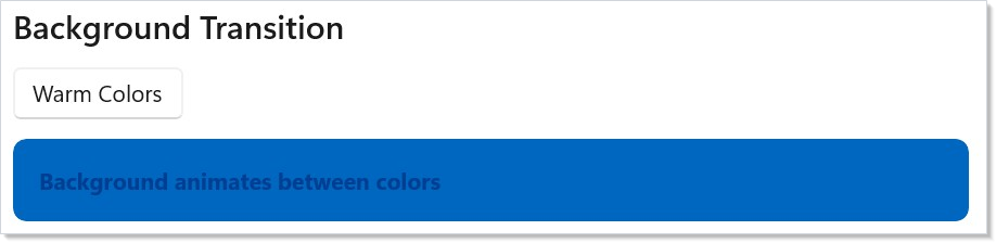 Background transition