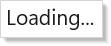 Loading indicator then data