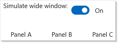 Responsive switcher between HStack and VStack