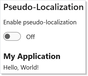 Pseudo-localization