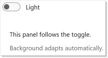 Dark/light mode toggle