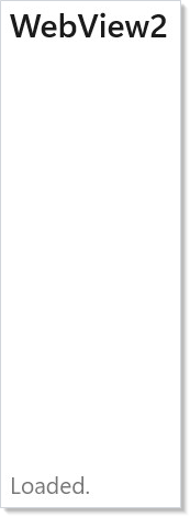 WebView2 hosting about:blank