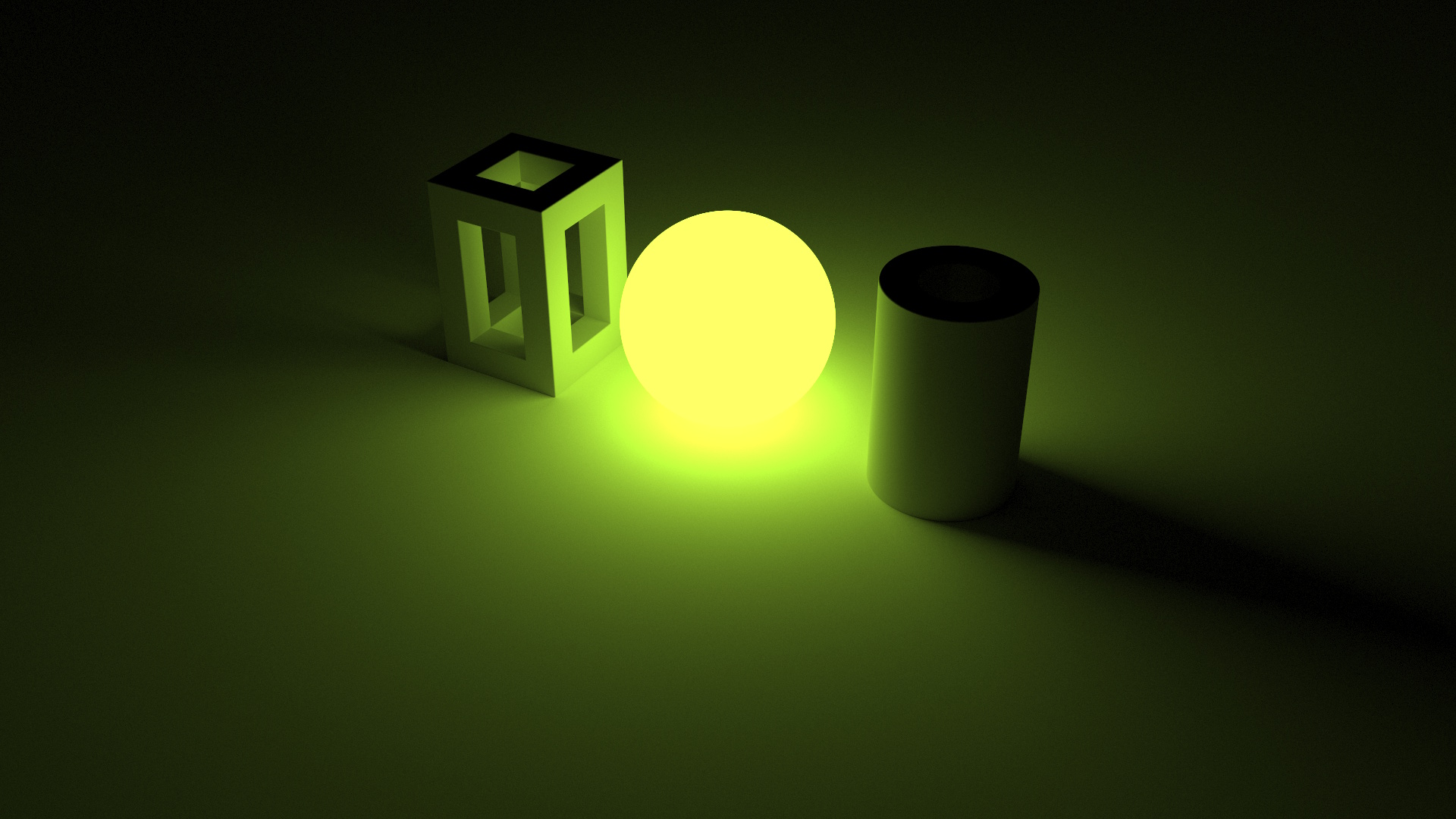 Emissive mark example